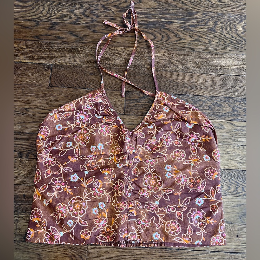 Floral Halter Top
